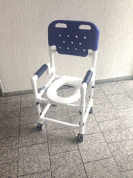 Duschstuhl Toilettenstuhl zerlegbar f�r die Reise