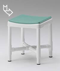 Duschhocker bis 300 kg, Stehhocker