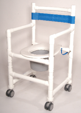 Reisemodell: faltbarer Dusch-Toilettenstuhl