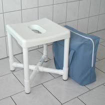 Reiseduschhocker, zerlegbar